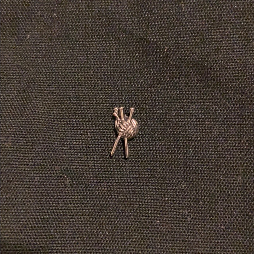 Origami owl knitting charm